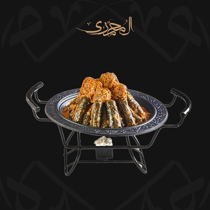 طاجن ورق عنب باللحم